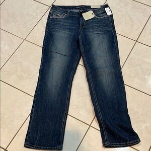 Maurices Blue Straight Leg Jeans Classic Denim